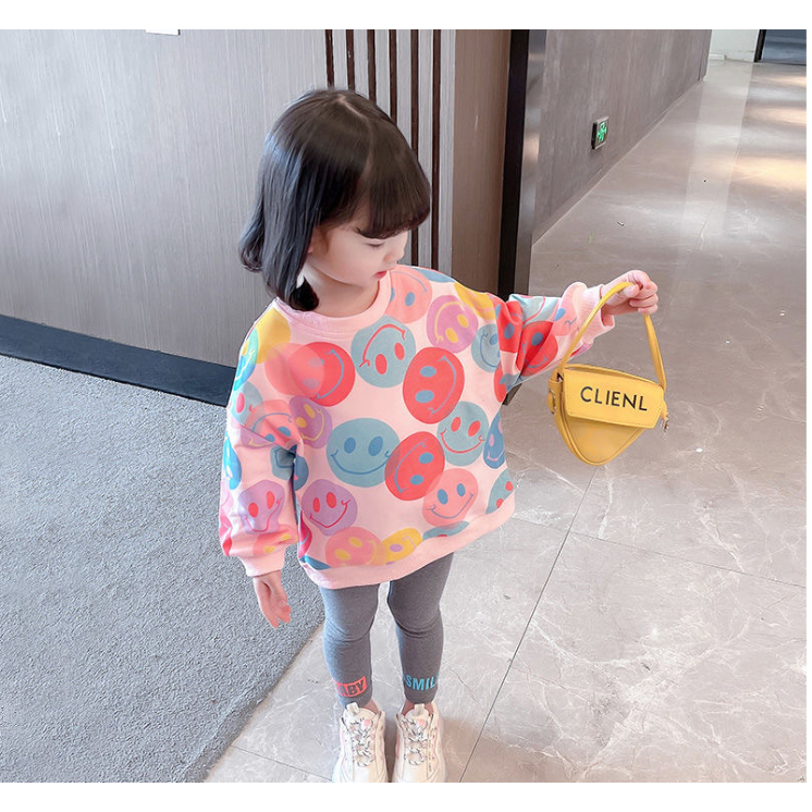 babyfit [3-8thn] setelan anak perempuan sweater + legging baju korean style import nyl-0616