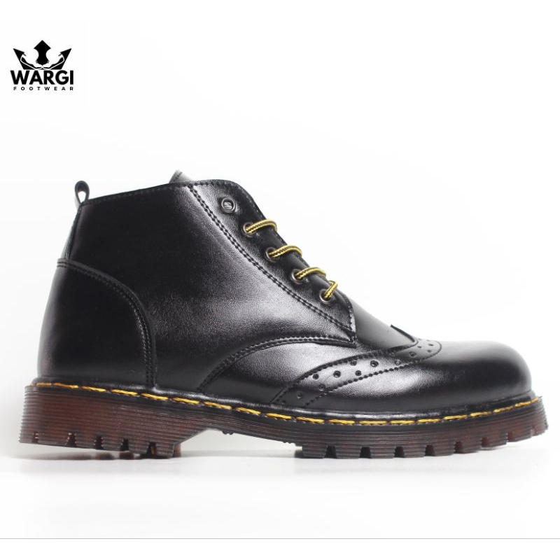 38-43 Wargi CODE - Sepatu Boots Model Dr. Martins Sepatu boot Wingtip Unisex Pria Wanita dr martin