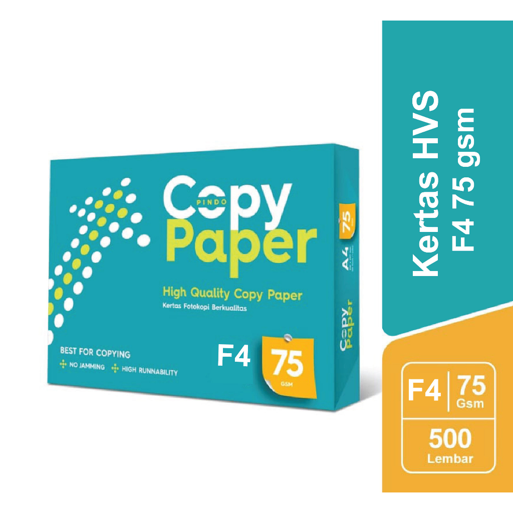 

Kertas HVS F4/Folio 75 Gsm Copy Paper