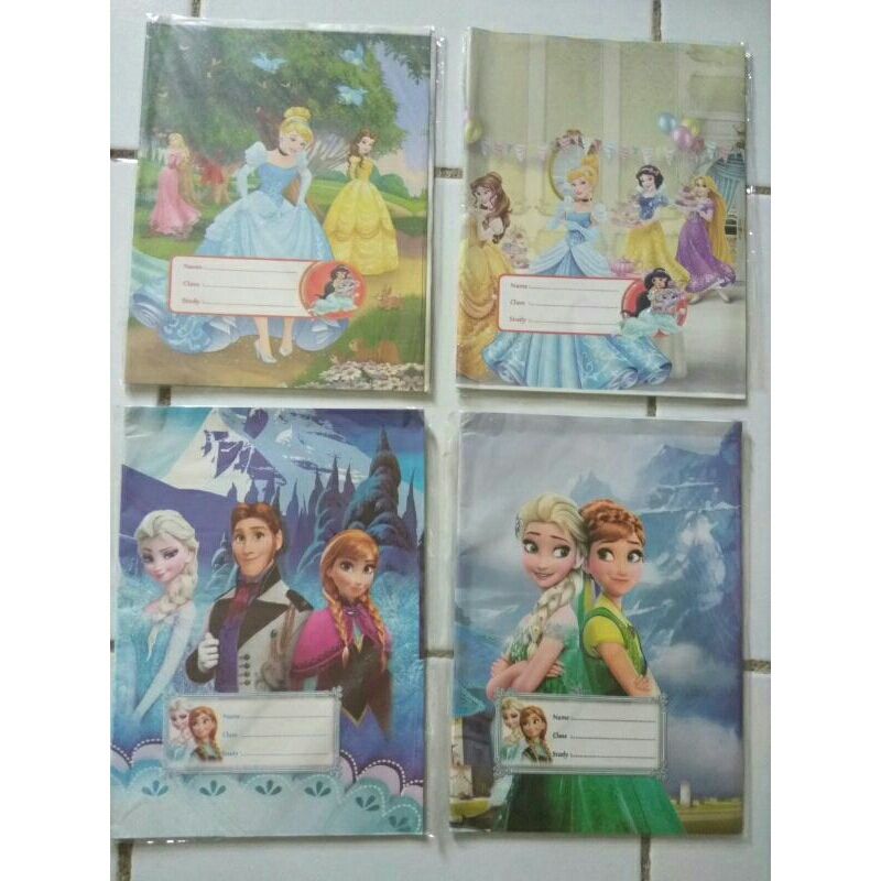 Sampul Buku Tulis karakter / Sampul buku tulis SIDU hello kitty frozen