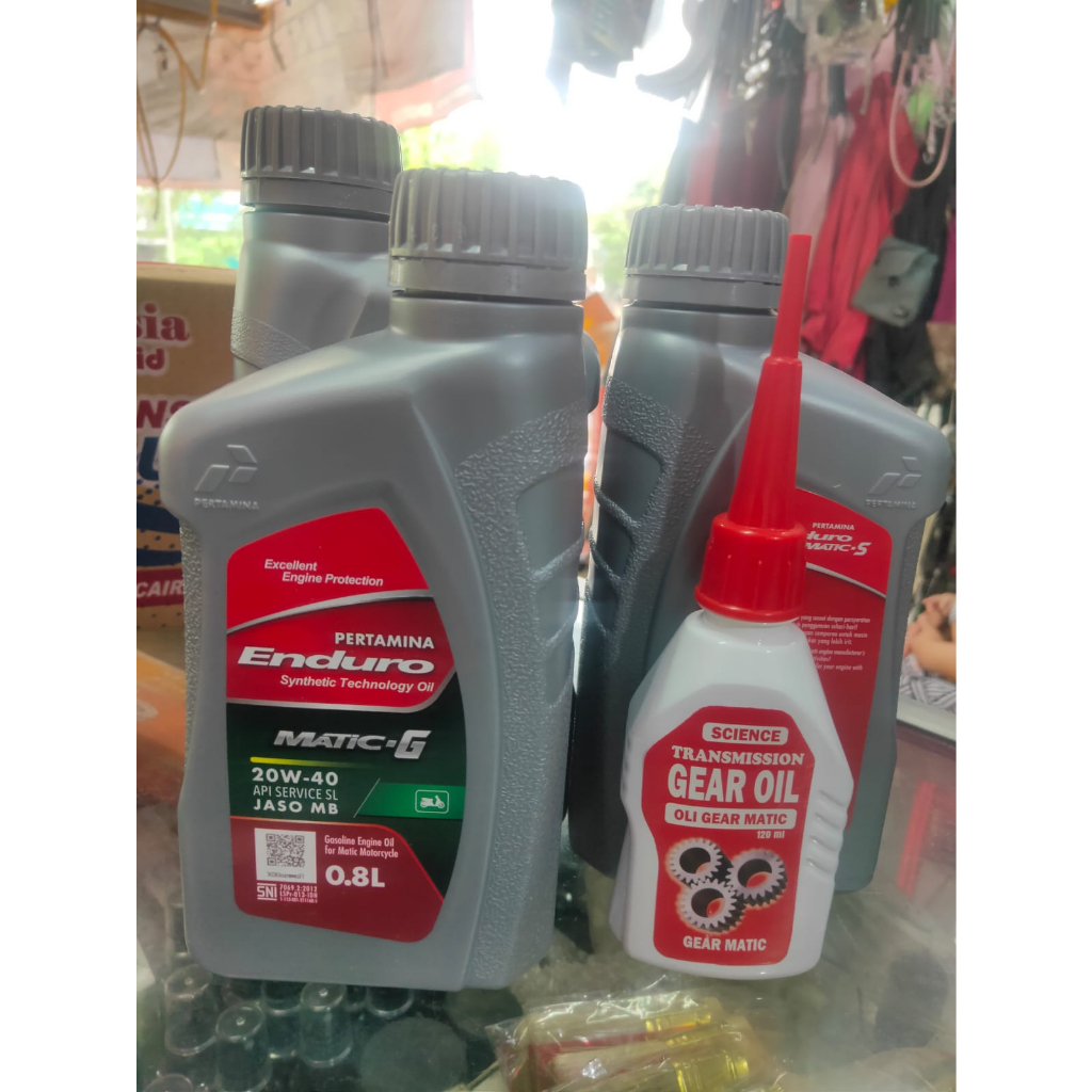 OLI ENDURO MATIC G 20W/40 0.8L + BONUS OLI GARDAN OLI GIR 120ML