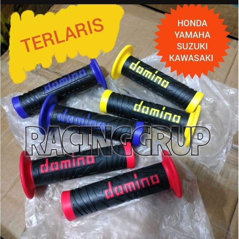 Handfat / Handgrip Grip Karet Empuk Dom1no Universal - Bisa Buat Semua Jenis Motor