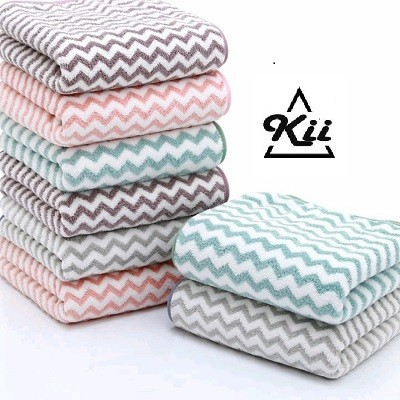 Handuk Anak Microfiber Motif Zigzag