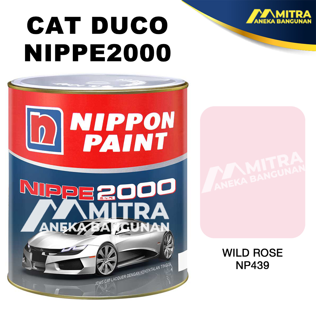 [TINTING] CAT DUCO NIPPE 2000 1 LITER NP439 WILD ROSE / CAT MOBIL CAT KAYU CAT BESI NIPPON PAINT / C