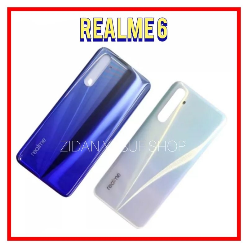 BACKDOOR BACK COVER CASING TUTUP BELAKANG REALME 6 ORIGINAL