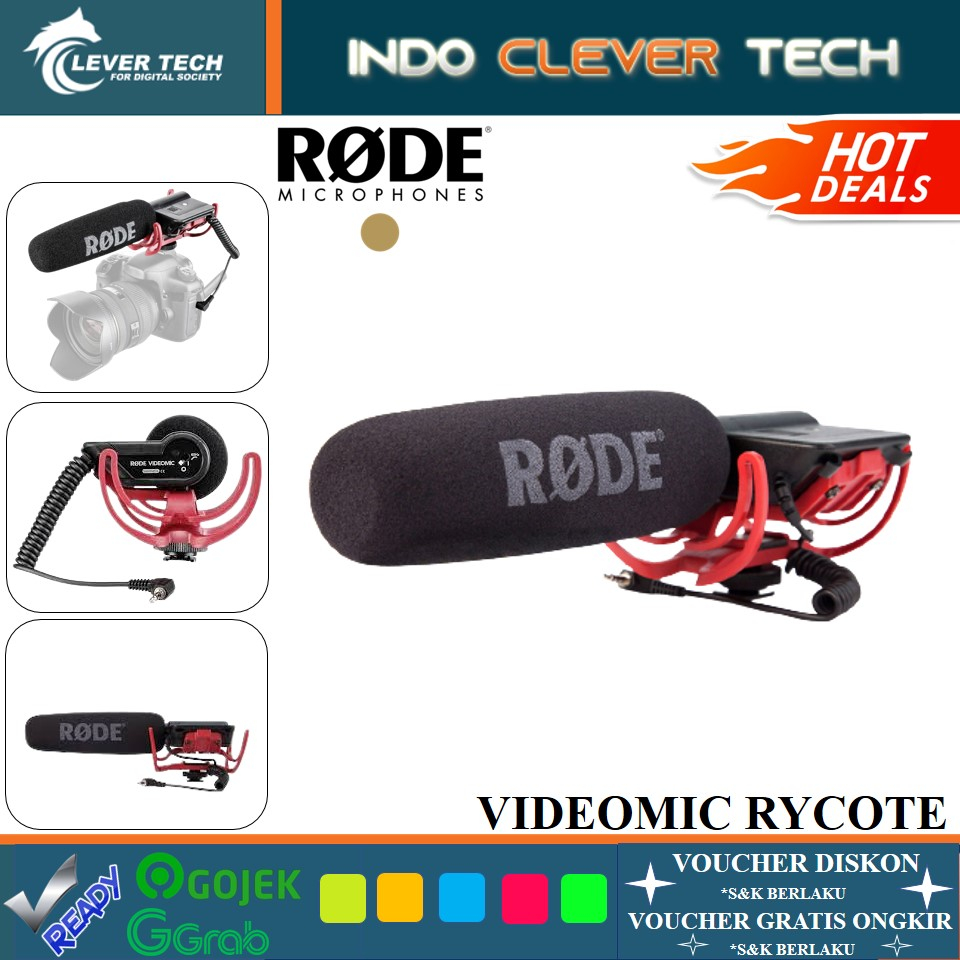 Rode Videomic Rycote Camera-Mount Shotgun Microphone