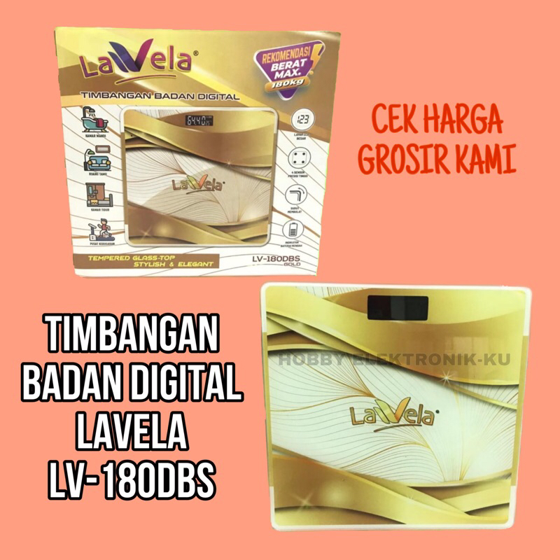 TIMBANGAN BADAN DIGITAL LAVELA