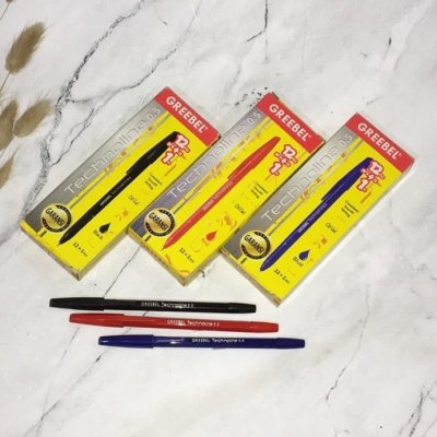 

(1 Pack) PULPEN GREEBEL TECHNOLINE 0.5 PEN GREEBEL (BELI 12 PCS GRATIS 1PCS)