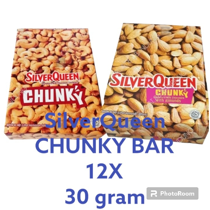 Silverqueen Chunky Bar 1 BOX 12 X 30 gram