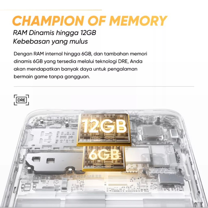 Realme c53 NFC Ram 6/128GB Garansi Resmi