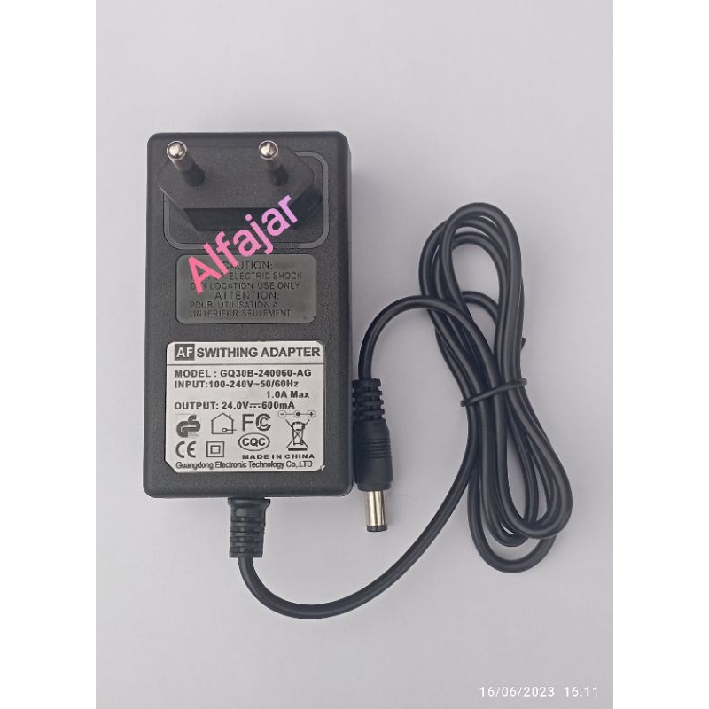 Adaptor Charger KURUMI KV08 24v 600mA