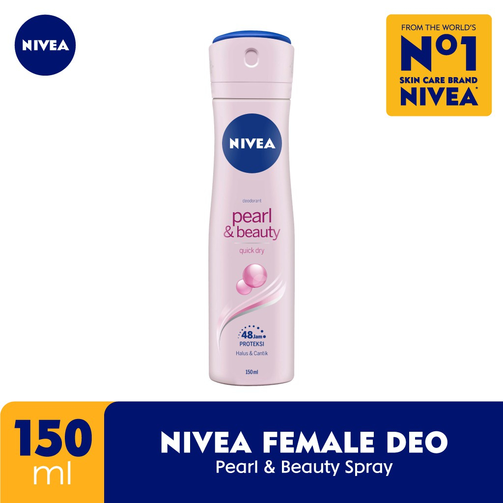 NIVEA Personal Care Female Deodorant Pearl &amp; Beauty Spray 150 ml