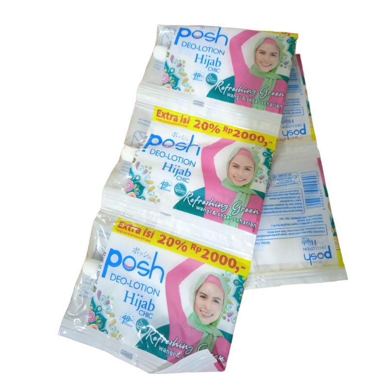 ♥️G.A.SHOP♥️ POSH DEO LOTION HIJAB SACHET / POSH DEODORANT SACHET