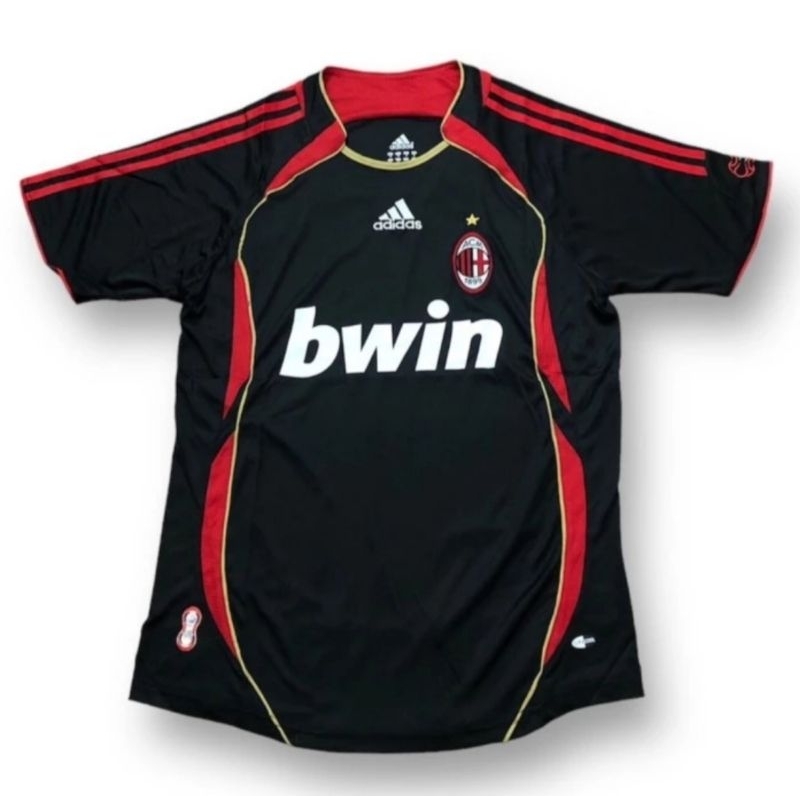 JERSEY RETRO ACM MILAN 07/08 2007 2008 BWIN