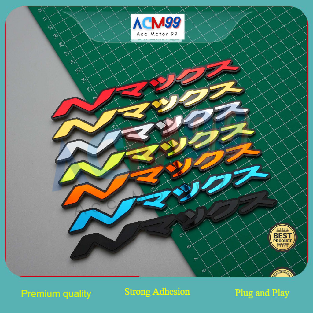 2pcs Emblem logo Nmax Japan timbul garnish Nmax JAPAN