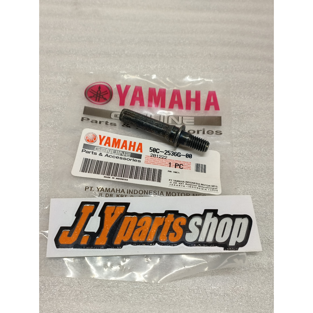 BAUT AS PIN PEN PAD TAHANAN KALIPER KAMPAS REM BELAKANG VIXION NEW NVL NVA BK8 ORIGINAL YGP 50C-2536G-00