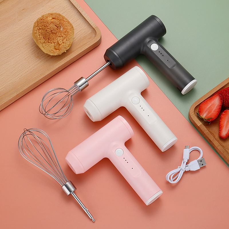 Mixer Tangan Mini Tanpa Kabel Electric Mixer Tangan Mini Usb Portable Whisk Wireless Multi Function
