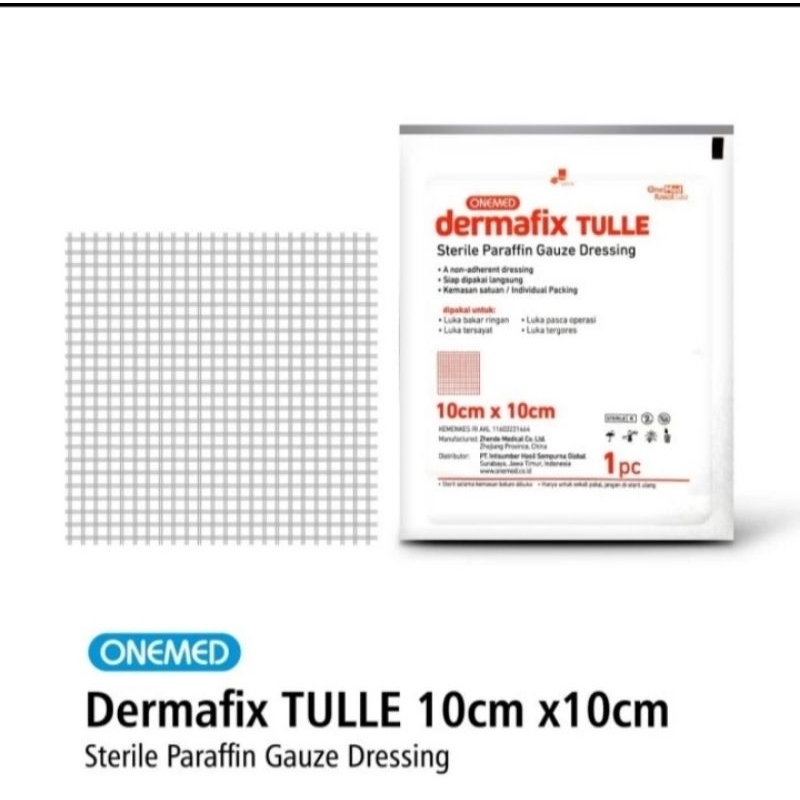 dermafix Tulle 10cm x 10cm harga perlembar