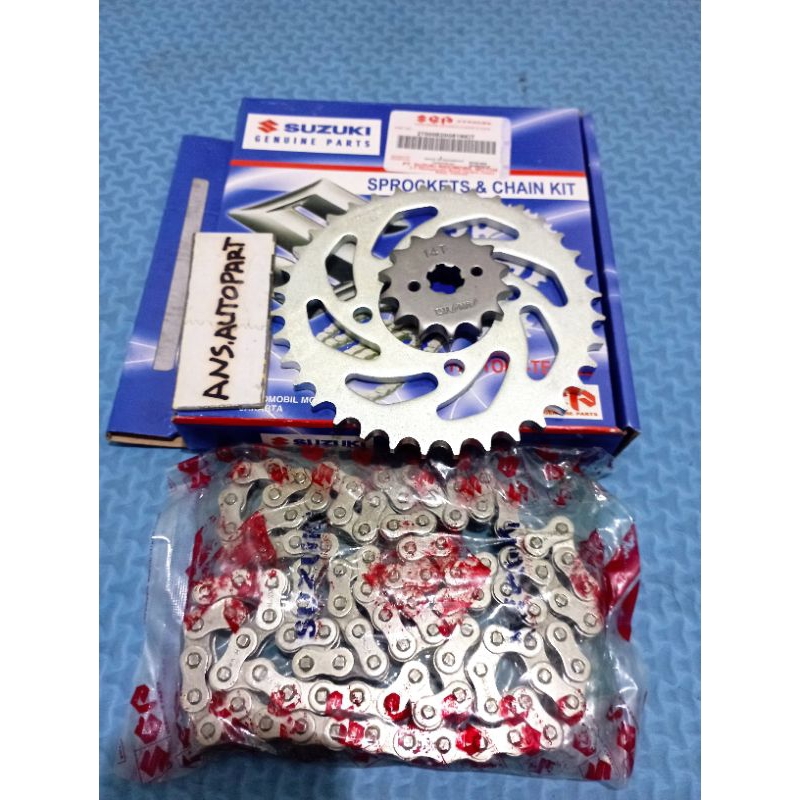 GEAR SET KOMPLIT SUZUKI SMASH LAMA NEW 110 SHOGUN 110 ORI SGP