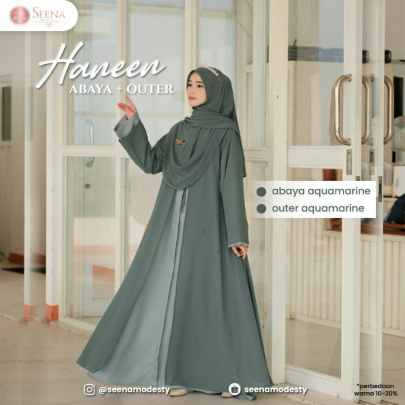 HANEEN ABAYA by seena modesty/abaya/gamis/outer