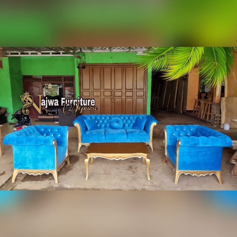 SOFA MINIMALIS SOFA TAMU SET MODERN