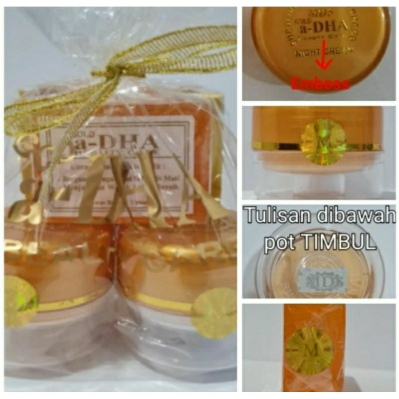 cream adha gold mds emboss/cream adha gold original mds