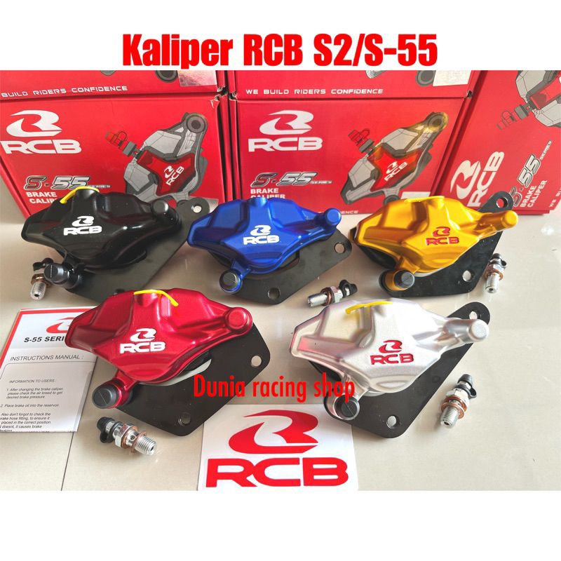 Kaliper RCB Caliper RCB Palababi S2 S55 Depan Sonic 150 Nmax R15 Vixion MX king AEROX Lexi PCX 150 PCX 160 Vario 160 Supra GTR Satria Fu GSX Ninja R Ninja RR R15 new Xabre MT15 XSR Satria 2Tak