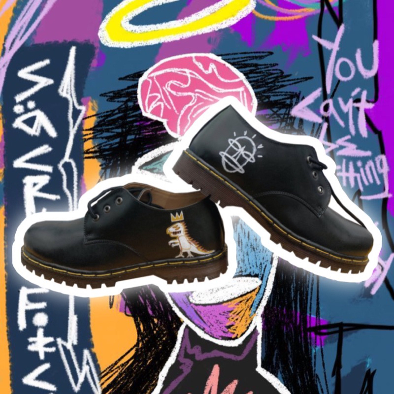 Custom Docmart low Alipjon || SEPATU DOCMART