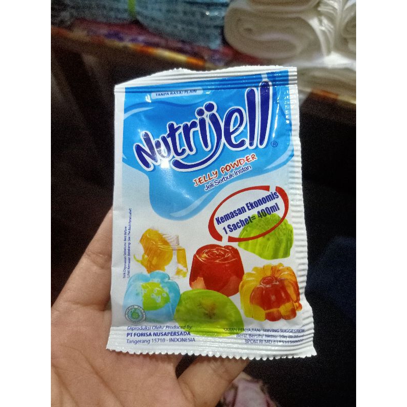 

Nutrijell Plain / tanpa rasa berat 10gr