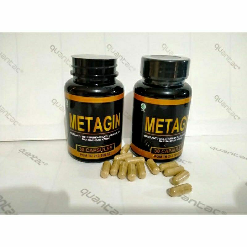 [BISA COD] METAGIN ORI OBAT HERBAL MENGELUARKAN BATU GINJA - OBAT INFEKSI SALURAN KENCING Metagin - 
