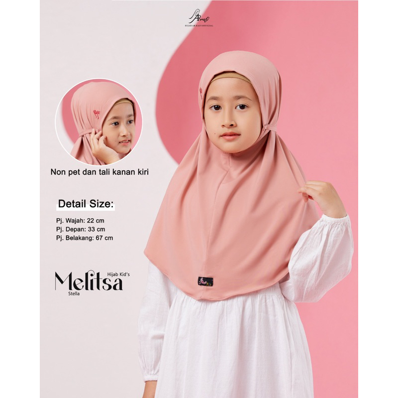 Melitsa Hijab Kids AR RAFI Jilbab Anak | NAYAHIJAB