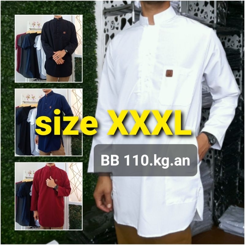 Baju koko kurta size jumbo XXL dan XXXL