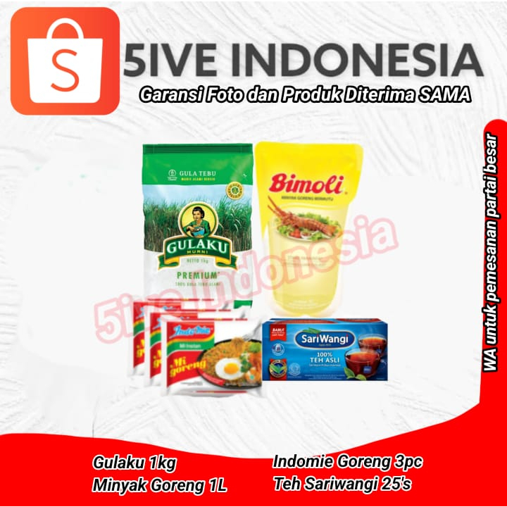 

Paket Hampers Sembako Hari Raya - PARCEL MAKAN HEMAT 4