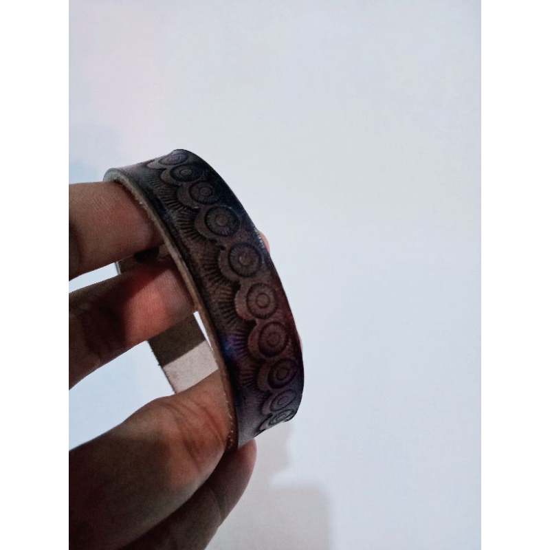 gelang kulit sapi ketrik pantex gelang kulit gelang tangan gelang handmade gelang rajut