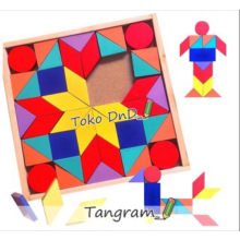 

Unik Mainan Edukatif / Edukasi Anak - Balok Bangun Kayu - Tangram 44 Berkualitas