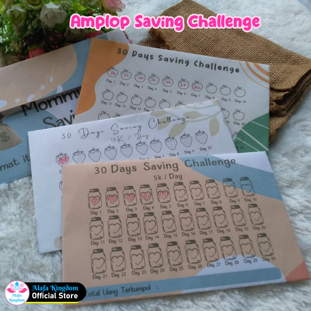

[alafakingdom] Amplop Saving Challenge Target Tantangan Menabung KLMNO