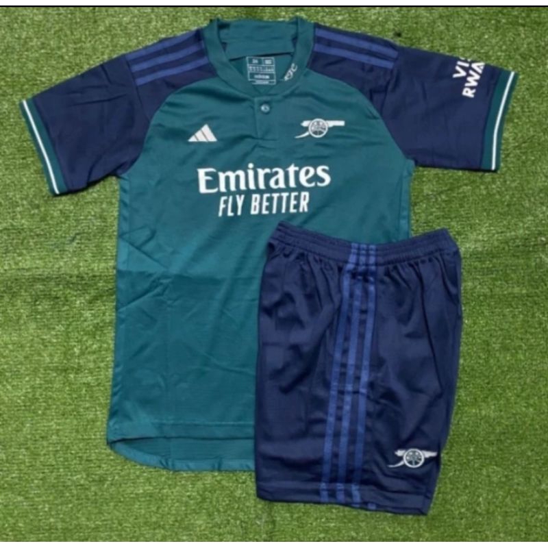 JERSEY BAJU BOLA ANAK ARSENAL 3RD KIDS 2023/2024 GRADE ORI