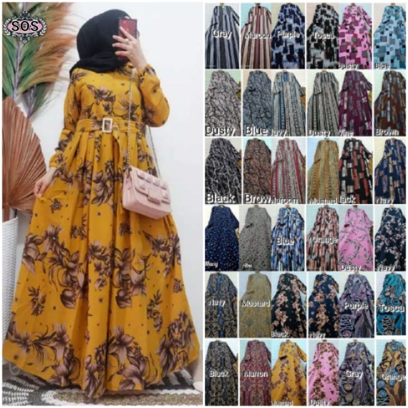 GAMIS HYGET JUMBO GAMIS JUMBO TERMURAH BUSUI BANYAK MOTIF