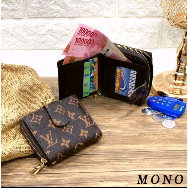 DOMPET TUMPUK EMBOSS IMPORT... DOMPET LIPAT WANITA TUMPUK KOIN BISA DOMPET LIPAT