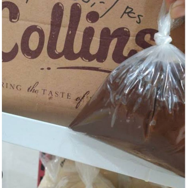 

Selai/Pasta Coklat repack ukuran 250gr Merk Collins