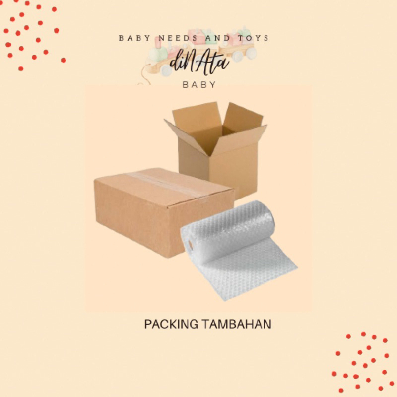 

Packing tambahan buat barang lebih aman