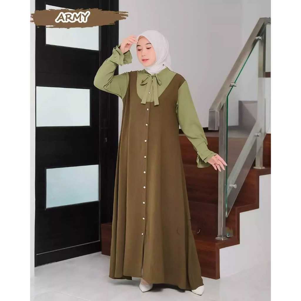 GAMIS WANITA SYAENA MAXY JPN BAHAN CRINKLE LD 100 - 120 cm PB 145 GAMIS CRINKLE AIRFLOW / GAMIS WANITA TERBARU 2023 KEKINIAN / MAXY DRESS WANITA JUMBO / DRESS WANITA FASHION MUSLIM