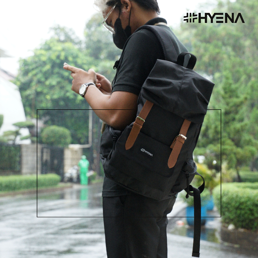 DH18 - TAS RANSEL HYENA Tas Model NAMA Tas Pria Tas Wanita Tas Ransel Unisex Tas Korean Style