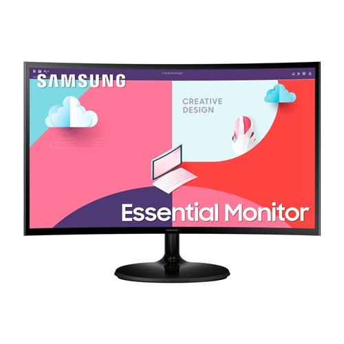 Monitor Samsung 24&quot; S24C360 Essential Curved Monitor S3 S36C