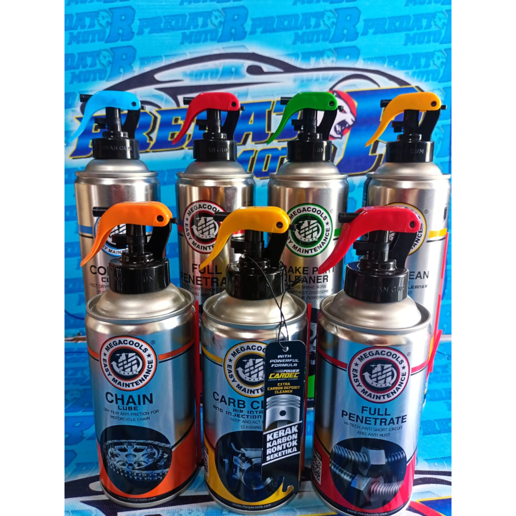 PEMBERSIH CARBURATOR DAN INJEKSI MEGACOOLS CARBU CLEANER 300ML