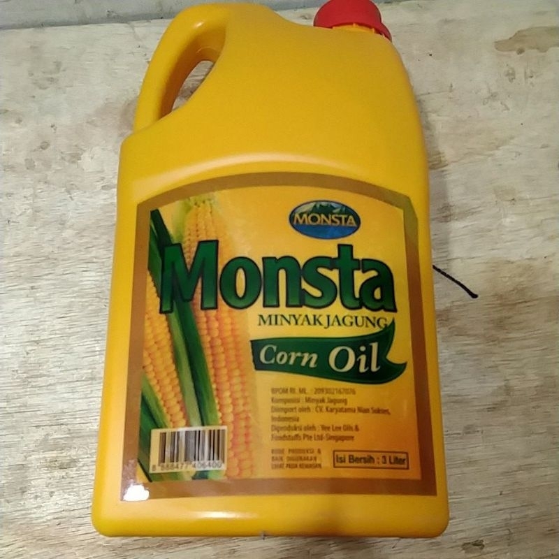 

MINYAK JAGUNG/BUNGA MONSTA 3 LITER