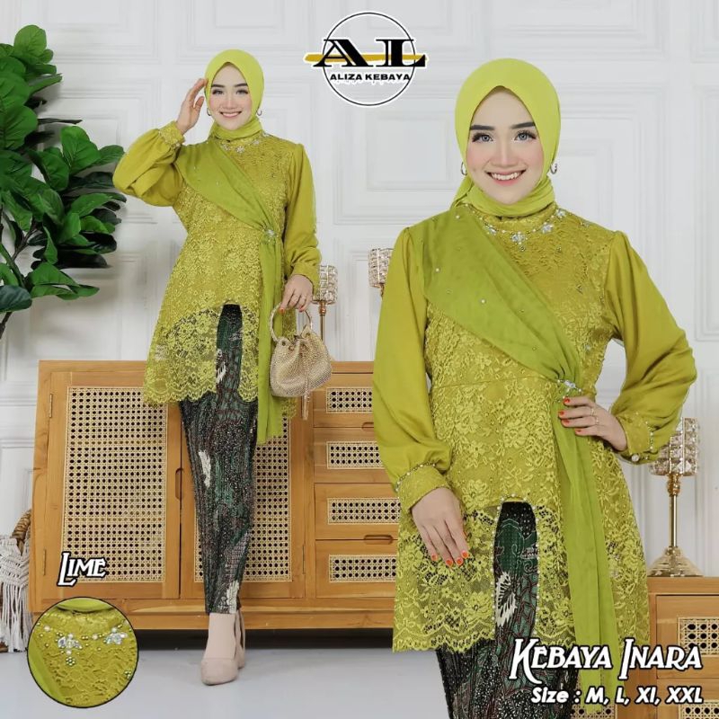 SETELAN KEBAYA PREMIUM//SETELAN KEBAYA BRUKAT MODERN//SETELAN KEBAYA TERLARIS