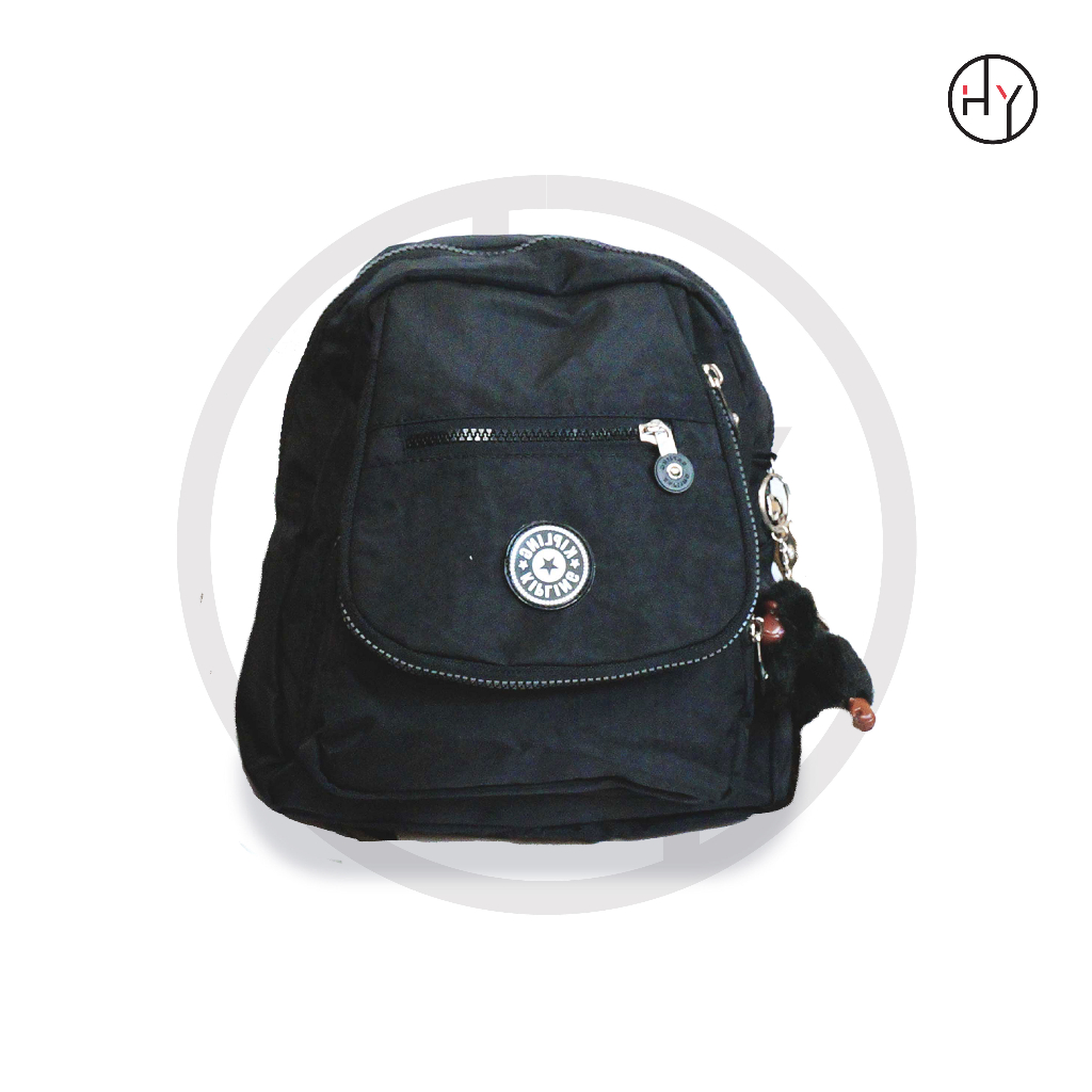 HYBRAND [KK18] - MINI RANSEL BACKPACK POLOS BAHAN PARASUT IMPOR