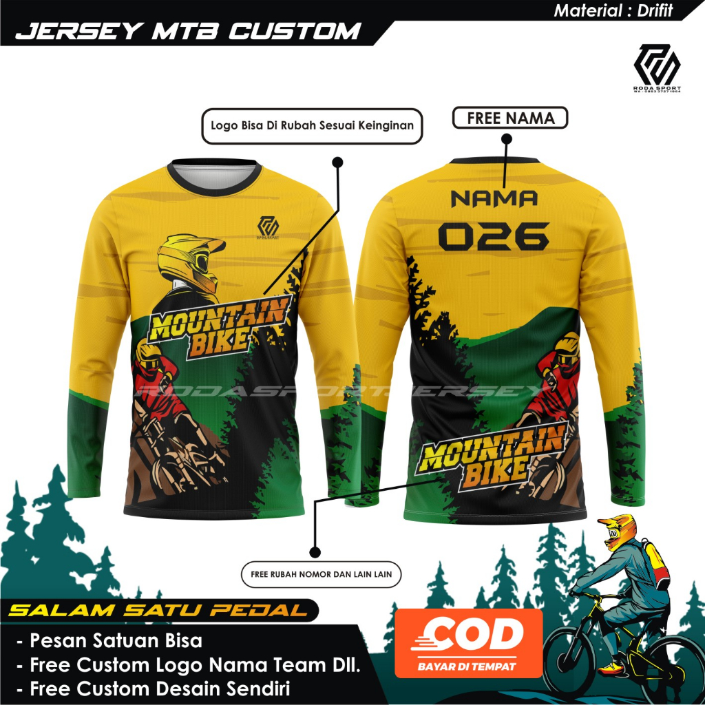 Jersey Gowes Mtb Custom fullprinting
