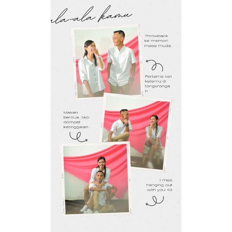 kado foto polaroid bersama pasangan